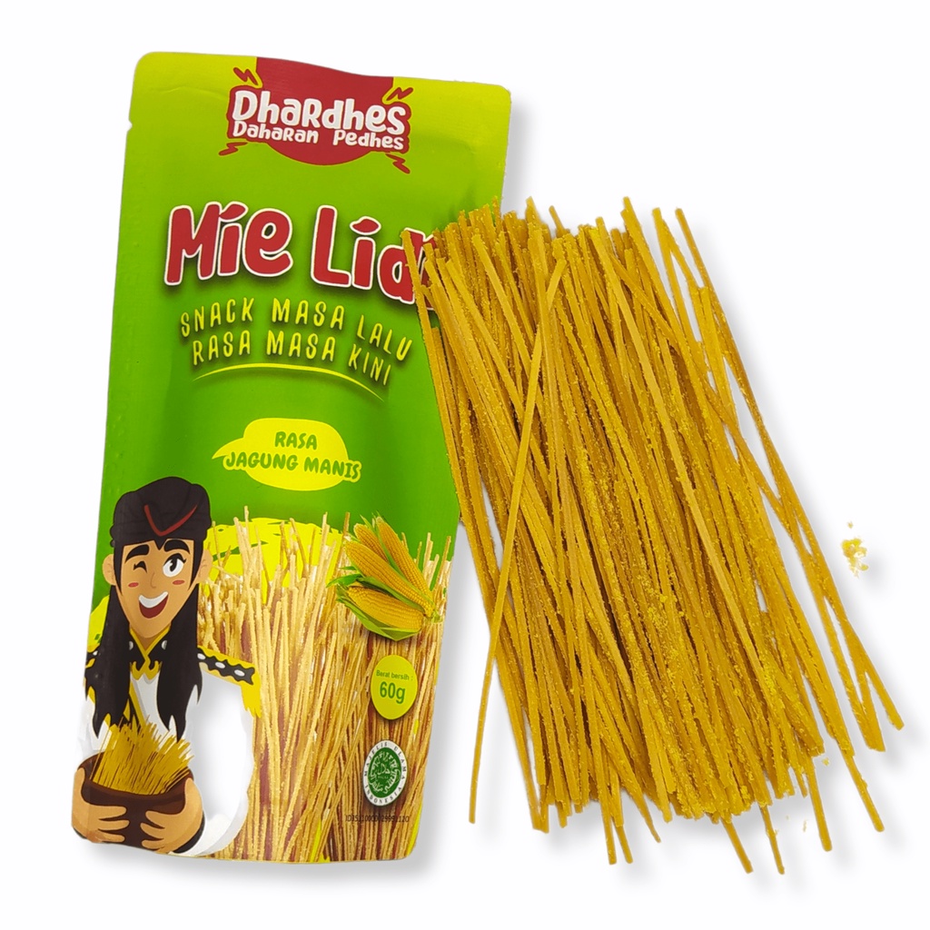 

Mie Lidi Manis - Rasa Jagung Manis - Mi Lidi Dhardhes - 60gr