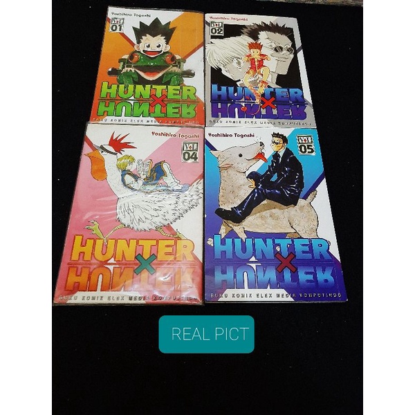 PAKET KOMIK Hunter x Hunter Vol. 1, 2, 4, 5 - Kolpri - LANGKAH