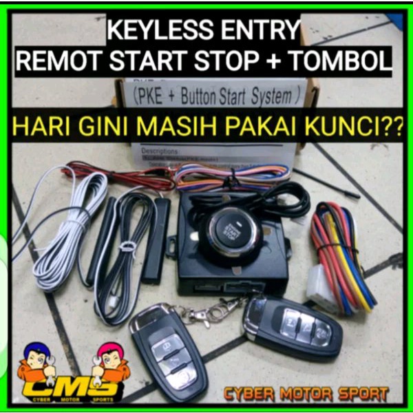 Ori Full sett Alarm mobil remot innova. Alarm toyota innova. car alarm