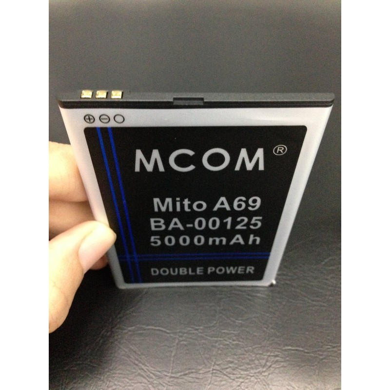 Battery Batre Baterai Double Power Mcom Mito A69 BA00125 BA-00125 Fantasy 3