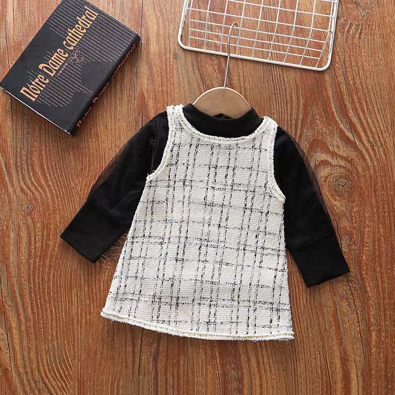 0-3TAHUN DRESS ANAK BAYI PEREMPUAN KUALITAS IMPORT / DRESS PESTA ANAK PEREMPUAN/GAUS PESTA BAYI-CREAM KVS