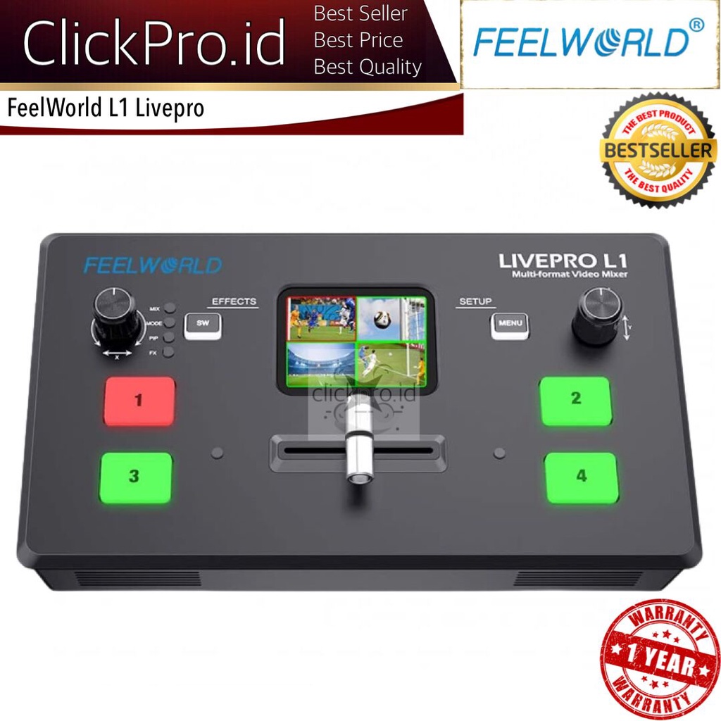 Feelworld LivePro L1 Live Pro L1 Video Mixer Switcher
