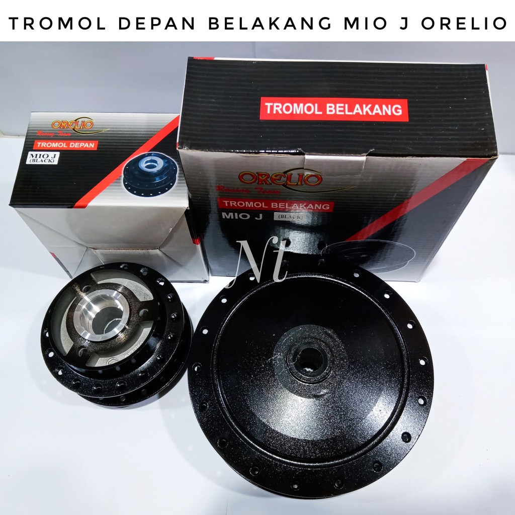 Tromol depan belakang Hitam  Mio J Orelio