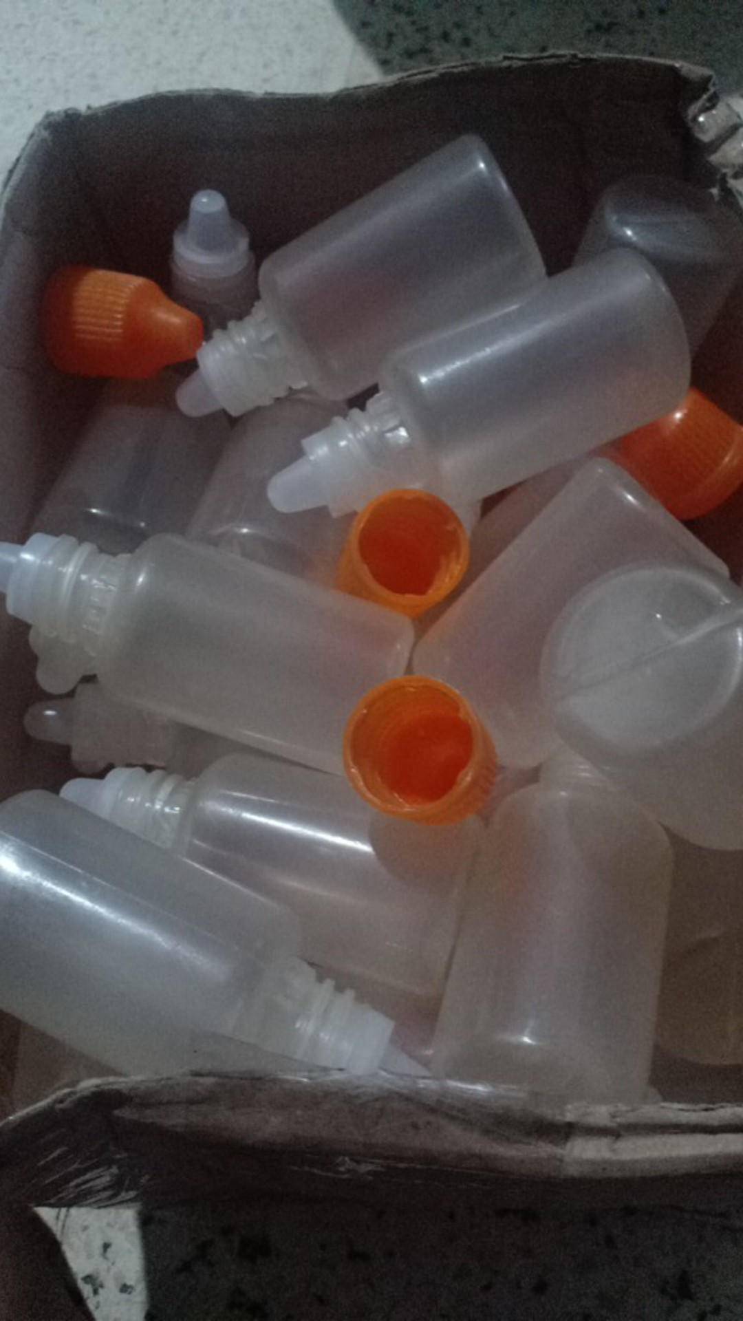 Botol Tetes Mata 30ml Natural Pp Cap Orange