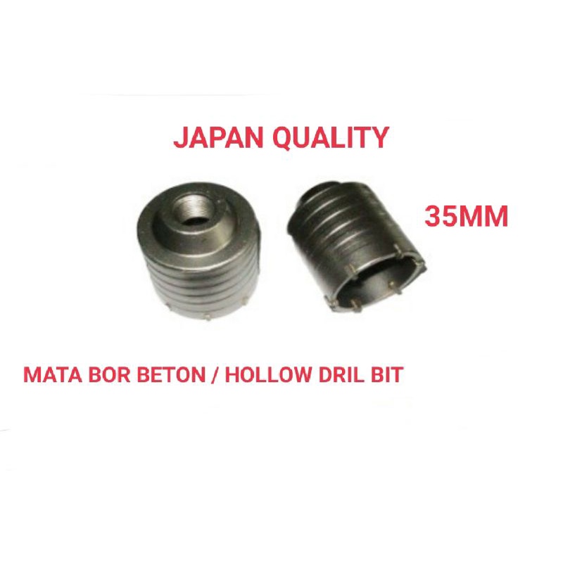 HOLLOW DRILL SDS / MATA BOR BETON SDS 35MM JAPAN QUALITY.