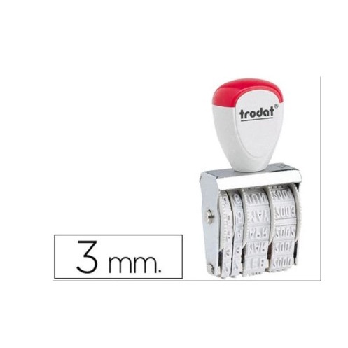 

Stempel tanggal manual Trodat 1000 3 mm
