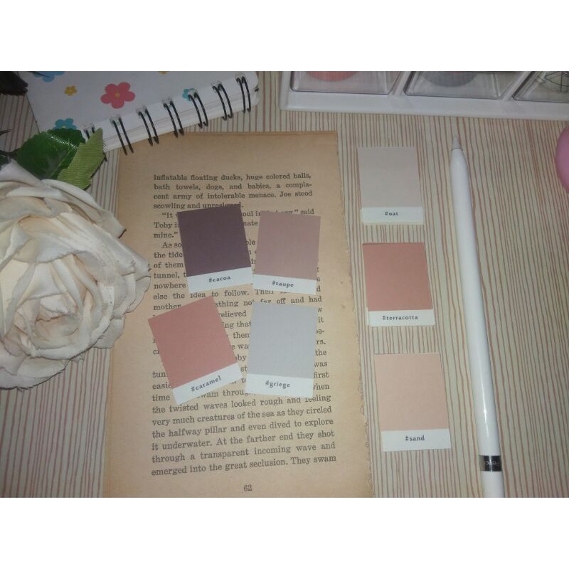 

stiker bujo shades of brown 1pack isi 30pc cocok utk bujo/scrapbook/kreasi lainnya