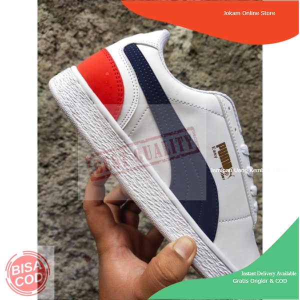 DISKON SEPATU PRIA UKURAN JUMBO BIG SIZE 45 46 47 PUTIH NAVY MERAH SNEAKERS PRIA UKURAN BESAR