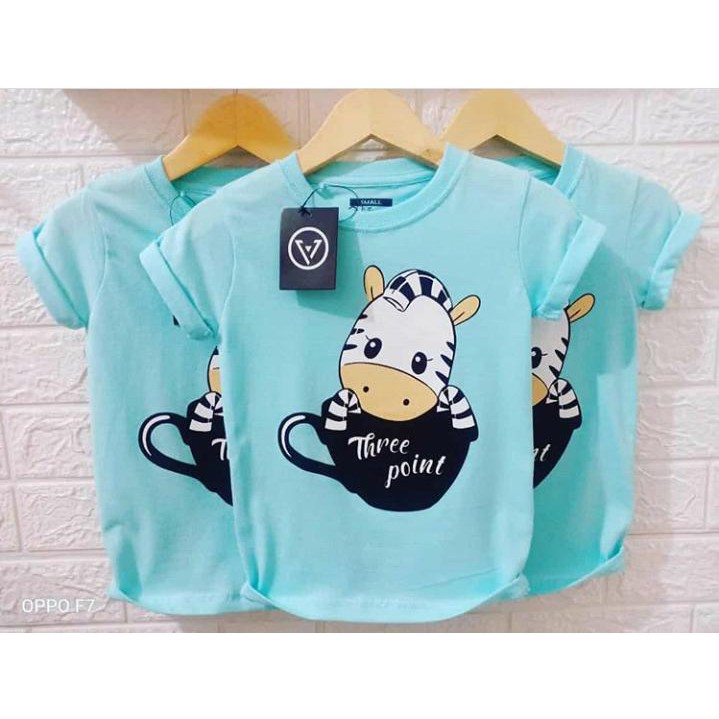  BAJU  ANAK  PEREMPUAN THREEPOINT ZEBRA  TOSCA MUDA 3POINT015C 