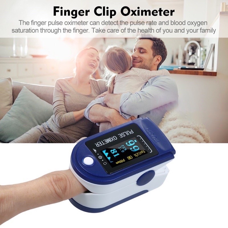 Oximeter LK88 Fingertip Pulse Oxymeter Alat Ukur Oksigen Murah