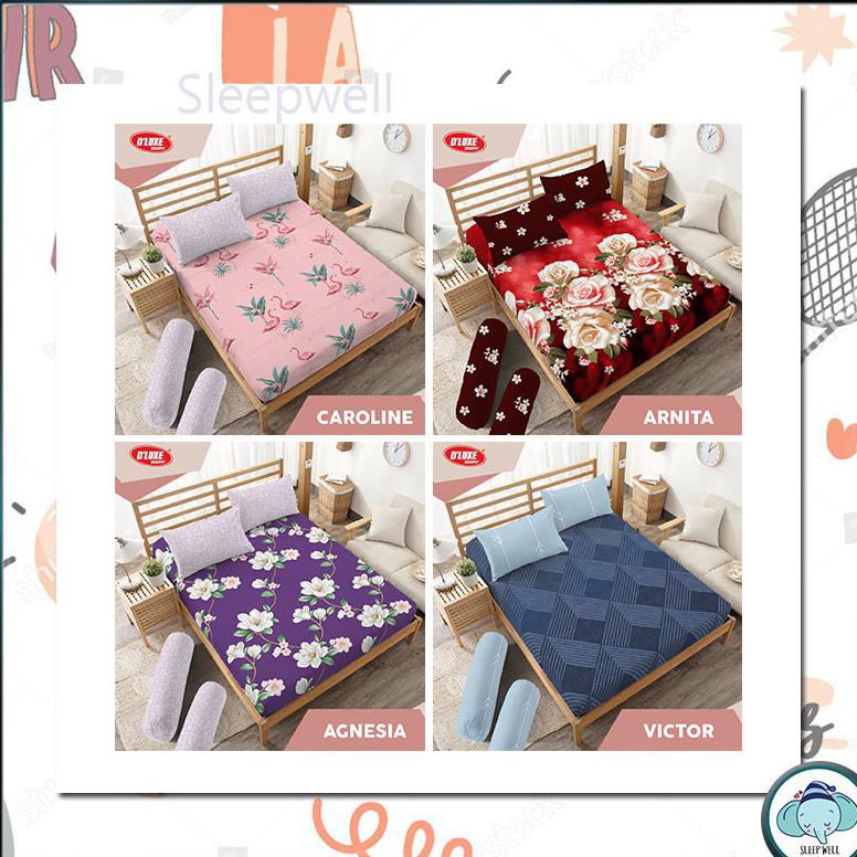 ( BISA COD ) Sprei KINTAKUN DELUXE 180x200 160x200 - Kezia Unicorn Zirafah Mirabelle RockStar Nikita