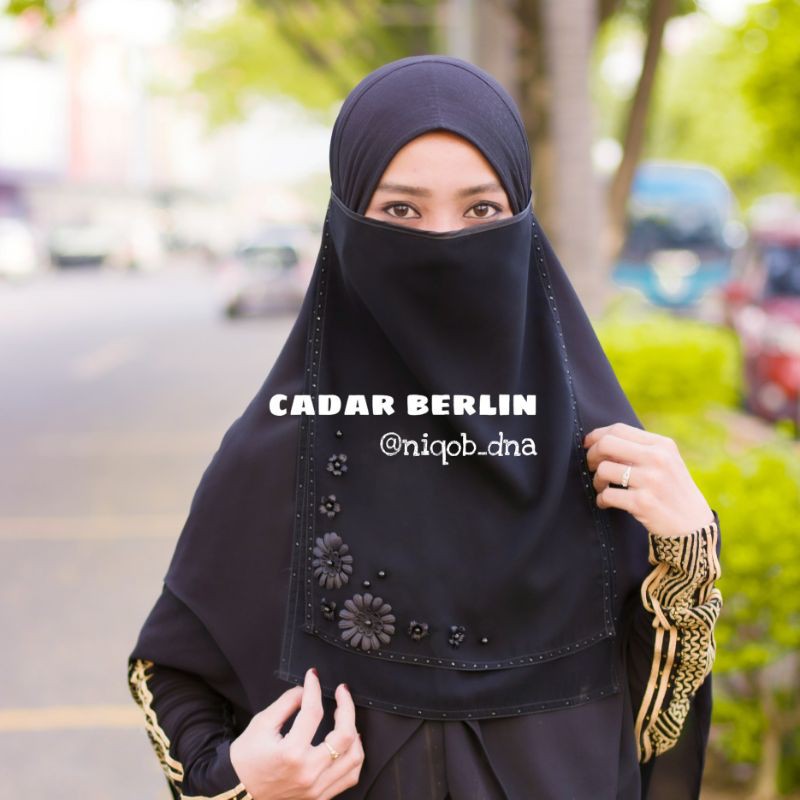 Cadar Tutup Berlin Niqab Cadar Bandana Termurah By Habbabah