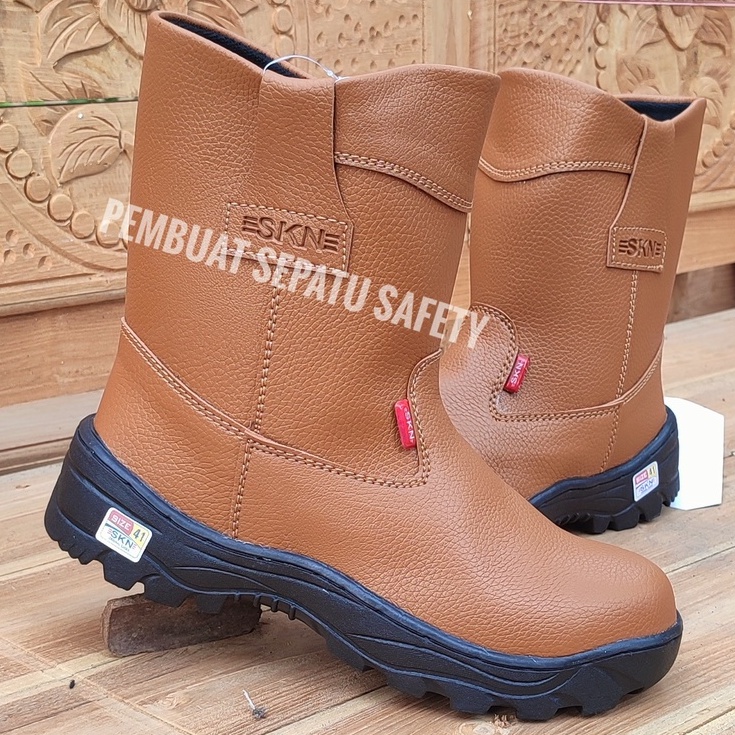 Sepatu Safety Septi Ujung Besi Keselamatan Kerja Pria Wanita King Skn Joger