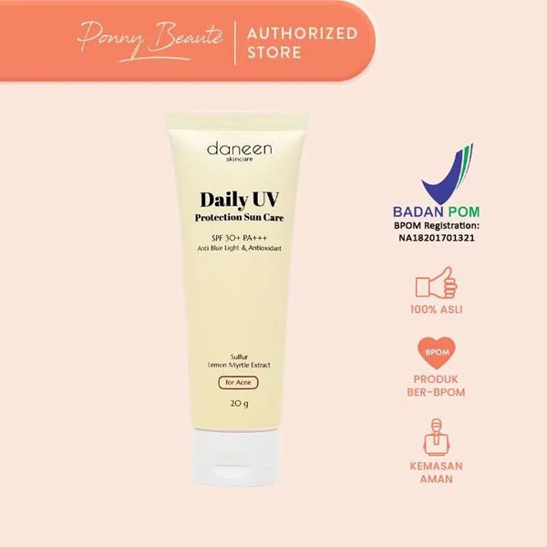 DANEEN Daily UV Protection Sun Care SPF 30+ PA+++ (20gr)_Cerianti