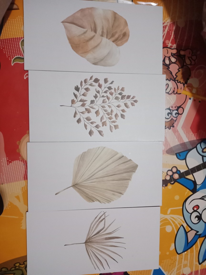 Hiasan Dinding Dekorasi Ruang Tamu Daun Tropis Tanaman Hias