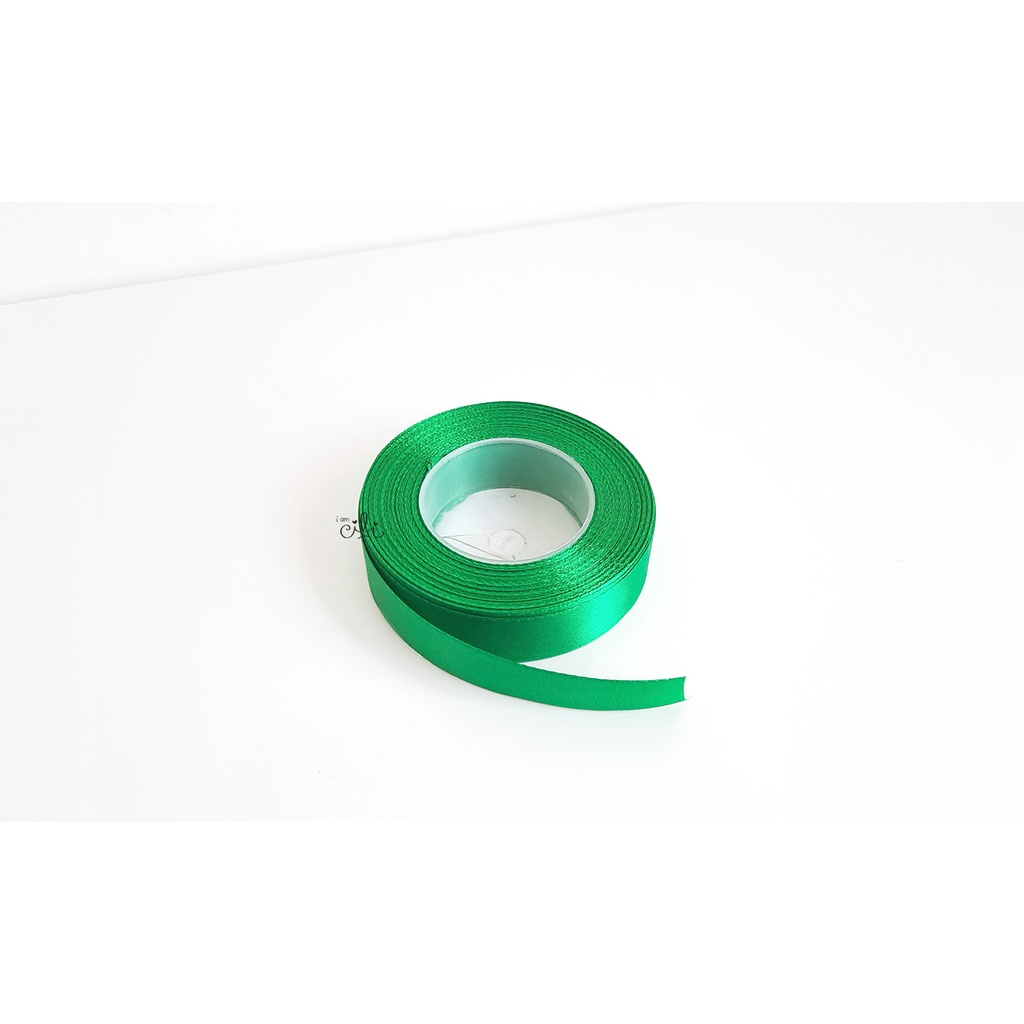 

Pita satin GREEN/HIJAU 3/4 inch (2 cm)
