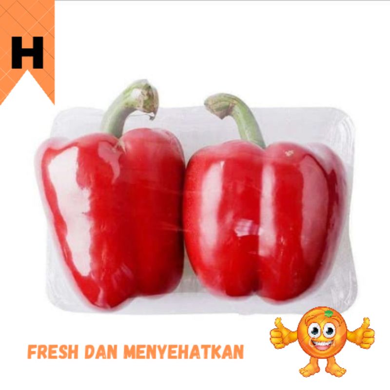 

SAYUR PAPRIKA MERAH 200-250 GRAM