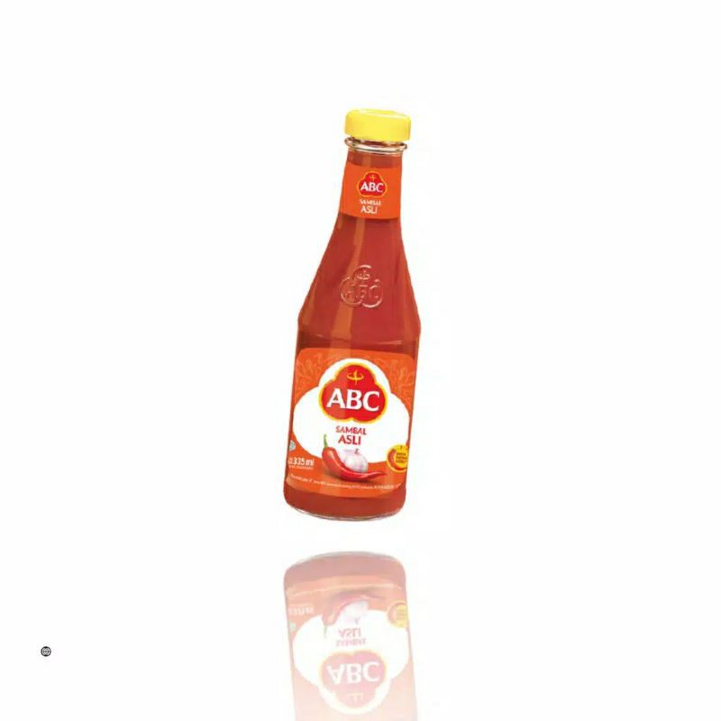 Saus Sambal ABC Asli Saos Sauce Botol Kaca 335ml