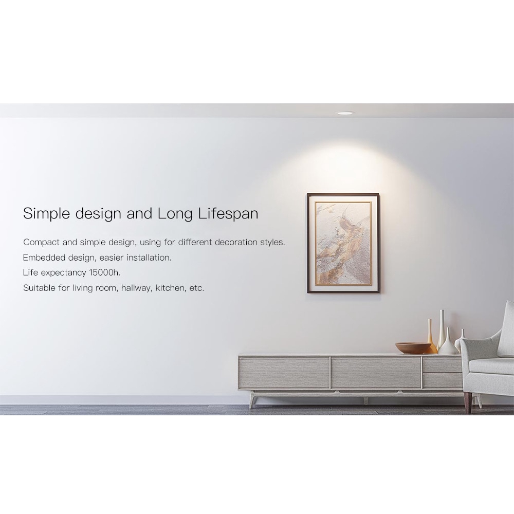 Xiaomi Lampu Langit-Langit Smart Downlight Philips z747ui 5700K Dapat Disesuaikan Adjustable Color Ceiling Lamp