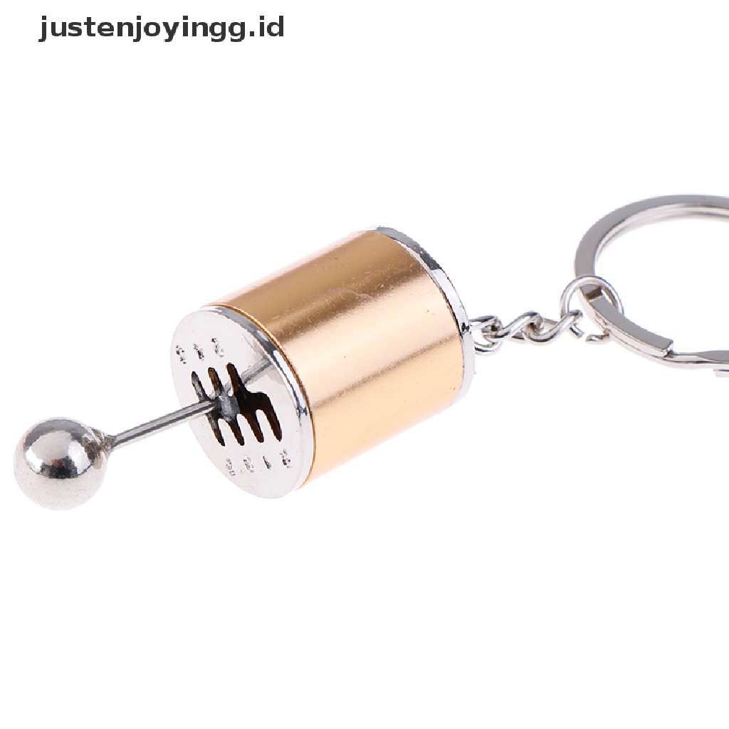 1 Pc Gantungan Kunci Mobil Bentuk Shift Gear Knob Bahan Metal