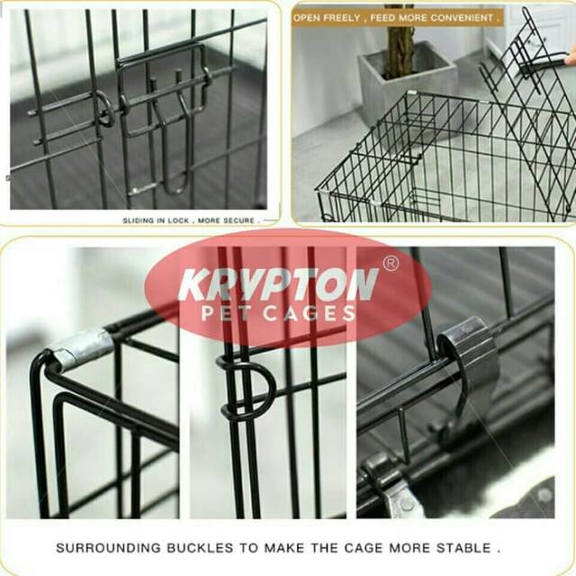 Kandang Kucing TINGKAT Lipat 75cm Kucing Anjing Kelinci Tupai Musang Jumbo Besar XL