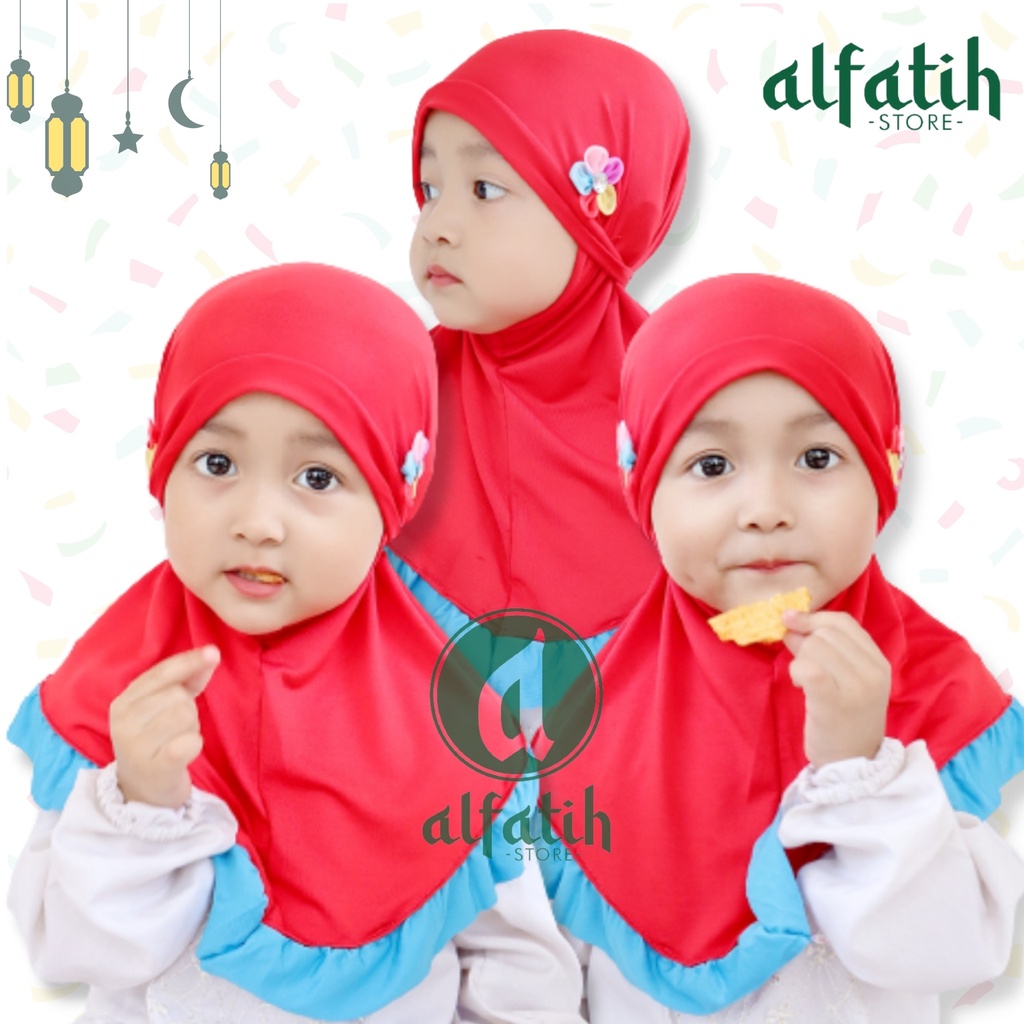 ALFATIH STORE / JILBAB ANAK SYIRIA BUNGA 2 / HIJAB ANAK / JILBAB INSTAN / KERUDUNG ANAK MURAH KERUDUNG ANAK BAYI PEREMPUAN JILBAB ANAK 2 TAHUN HIJAB ANAK BAYI TERBARU HIJAB INSTAN ANAK