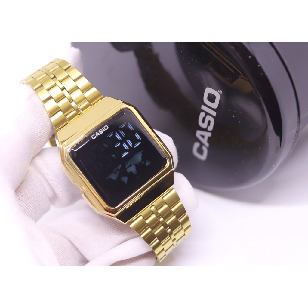 JAM TANGAN CASIO RANTAI A167 TOUCH SCREEN / JAM TANGAN COWOK / JAM TANGAN CEWEK / JAM ANTI AIR