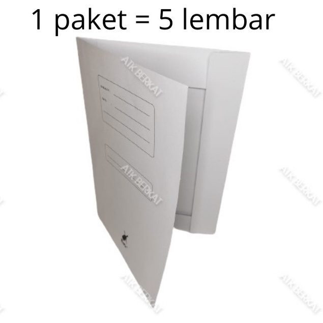 

[5 pcs] Map folder Kertas stopmap buffalo Biola 5002 tanpa Snel PUTIH