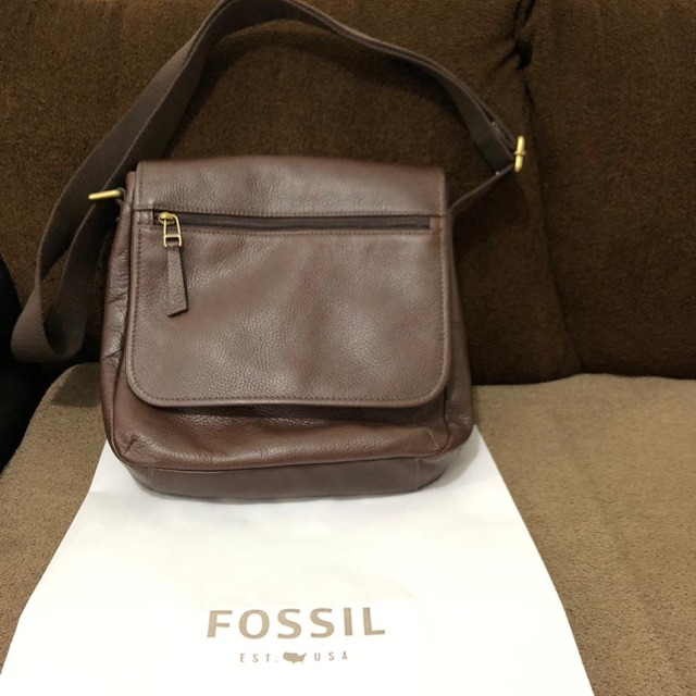 fossil trey city bag