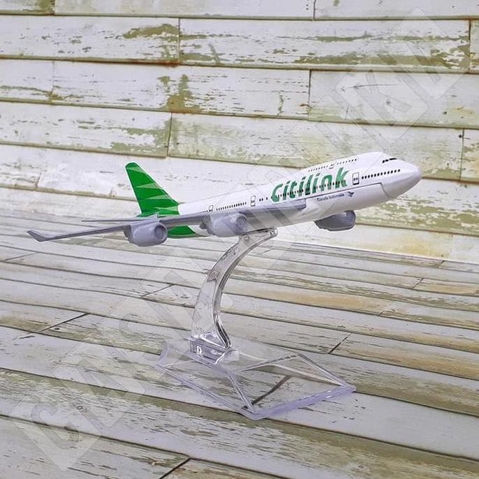 MAINAN Citilink Boeing B747-400 - Diecast Miniatur Pesawat Terbang MURAH