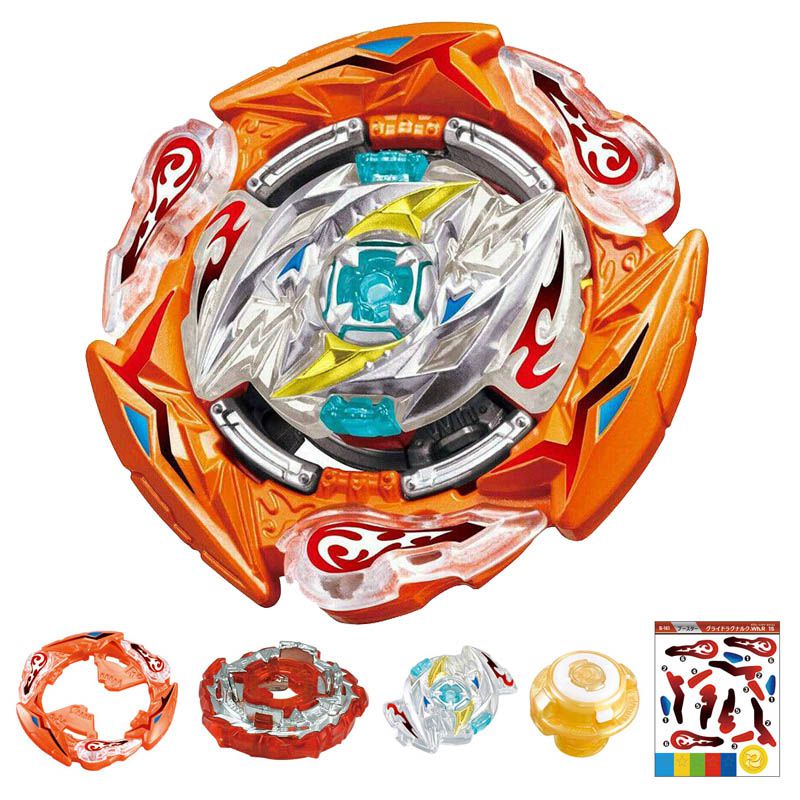 Meledak Beyblade GT B161 Glide Ragnaruk Layer No Launcher Combat Gyro Toys Kid Top