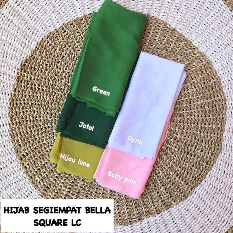 [Part 1] BELLA SQUARE LASER CUT / HIJAB JILBAB SEGIEMPAT BELLA LC TERMURAH