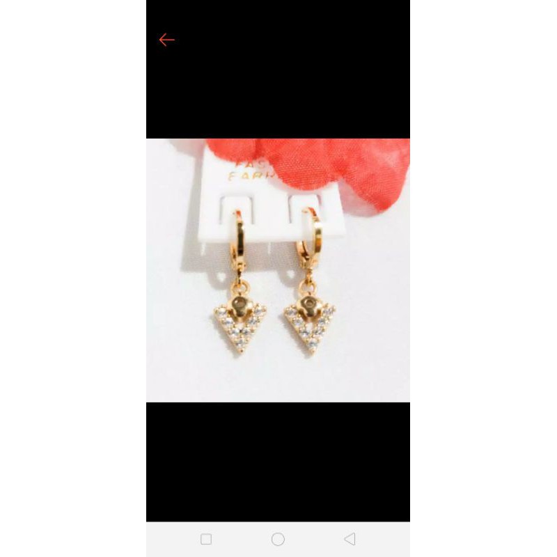anting lapis emas xuping jewelry yaxia titanium anting anak anting giwang