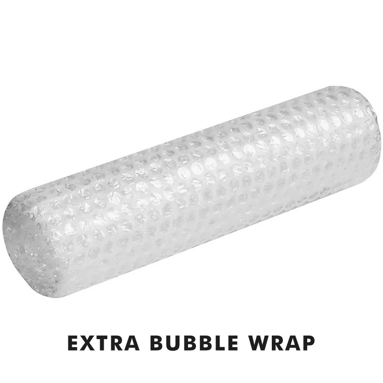 Extra Bubble Wrapping - Packing kayu