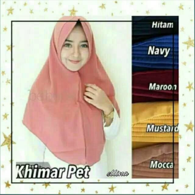 Khimar Simple Pet Khimar Pet antem Hijab Instan Wolfis Khimar Simple Pet Khimar Pet antem Hijab Instan Wolfis