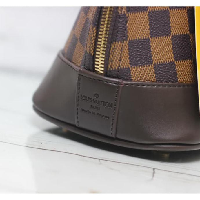 Tas Wanita Lv Alma V2 Damier Free Gembk Dan Boneka Full Embos Branded