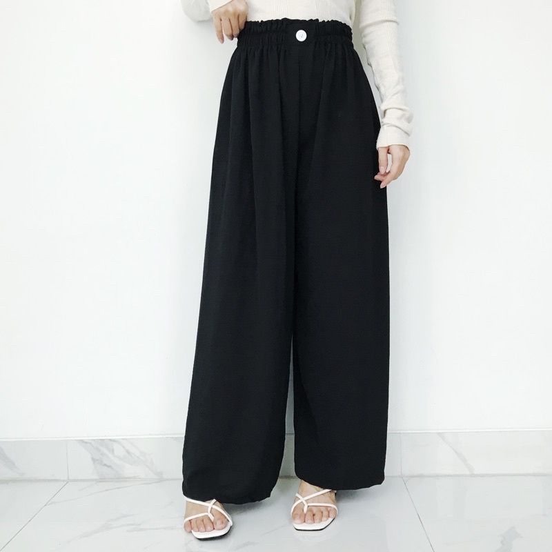 Button pants - celana kulot wanita