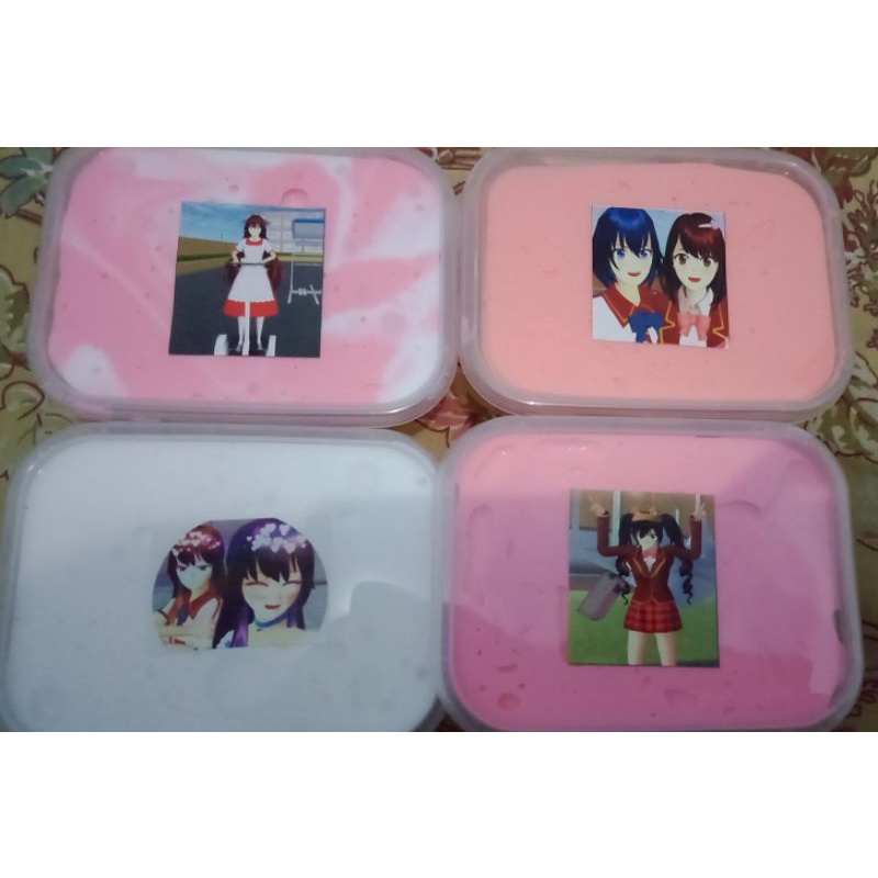 Slaim Slem Slime Mainan Anak Stiker SSS Sakura School Simulator 200 Gram / Berhadiah uang
