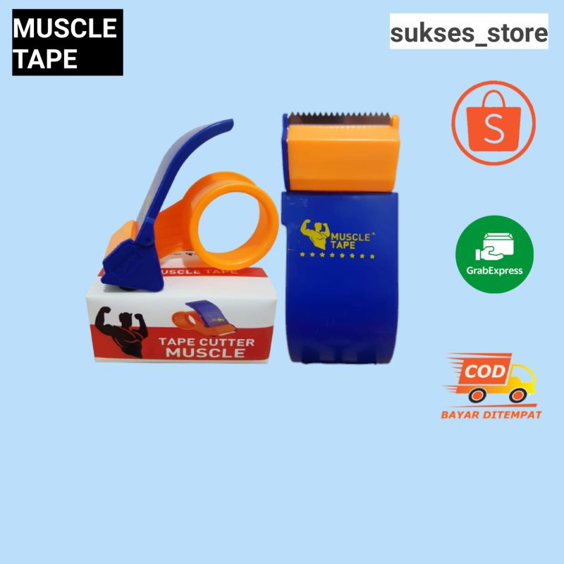 

dispenser tape cutter merk muscle tape