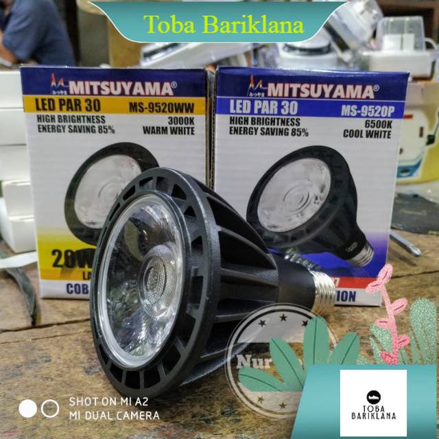 lampu sorot led par fiting e27 mitsuyama