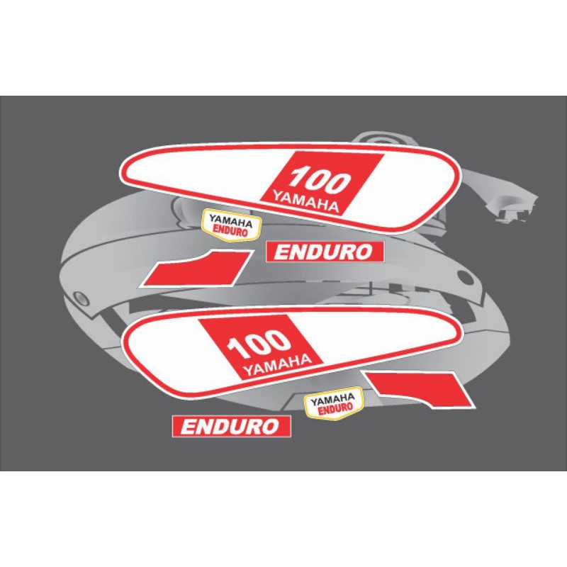 STRIPING YAMAHA ENDURO DT 100