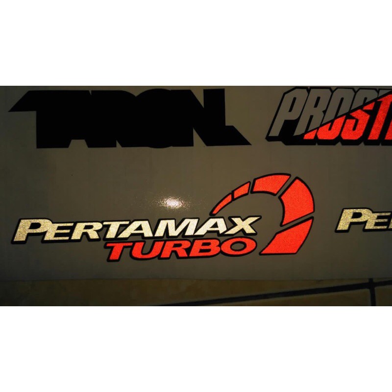 Sticker cutting - stiker Pertamax Turbo pertamina stiker motor