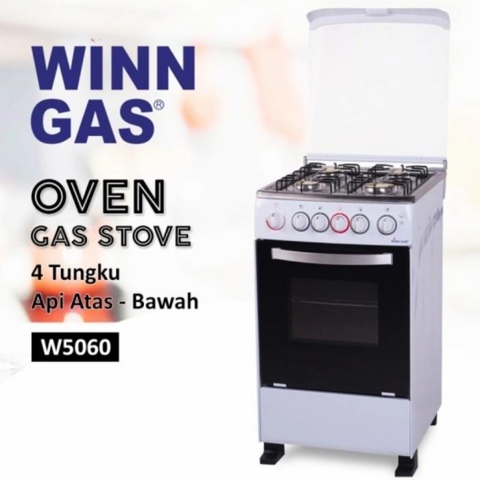 Oven | Winn W-5060 Kompor Gas Standing 4 Stove + Oven