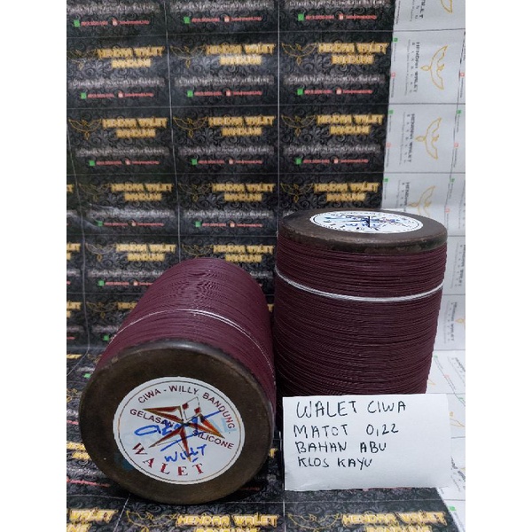 Gelasan Walet Ciwa Matot 0,22 Bahan Abu Klos Kayu