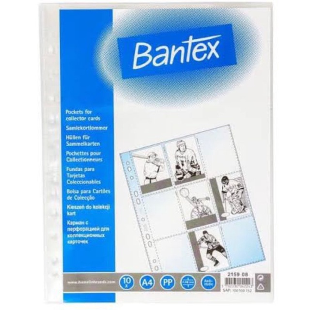 

isi / sleeve binder bantex 9p 10p isi 10 lembar