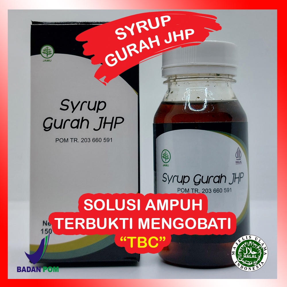 SYRUP GURAH JHP [OBAT HERBAL TBC] Madu Syrup GURAH JHP Mengatasi Penyakit TBC - Obat Herbal Alami | 