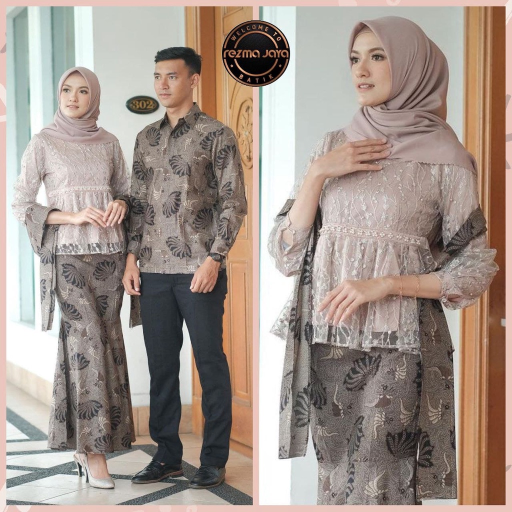 Kebaya brokat couple new model batik
