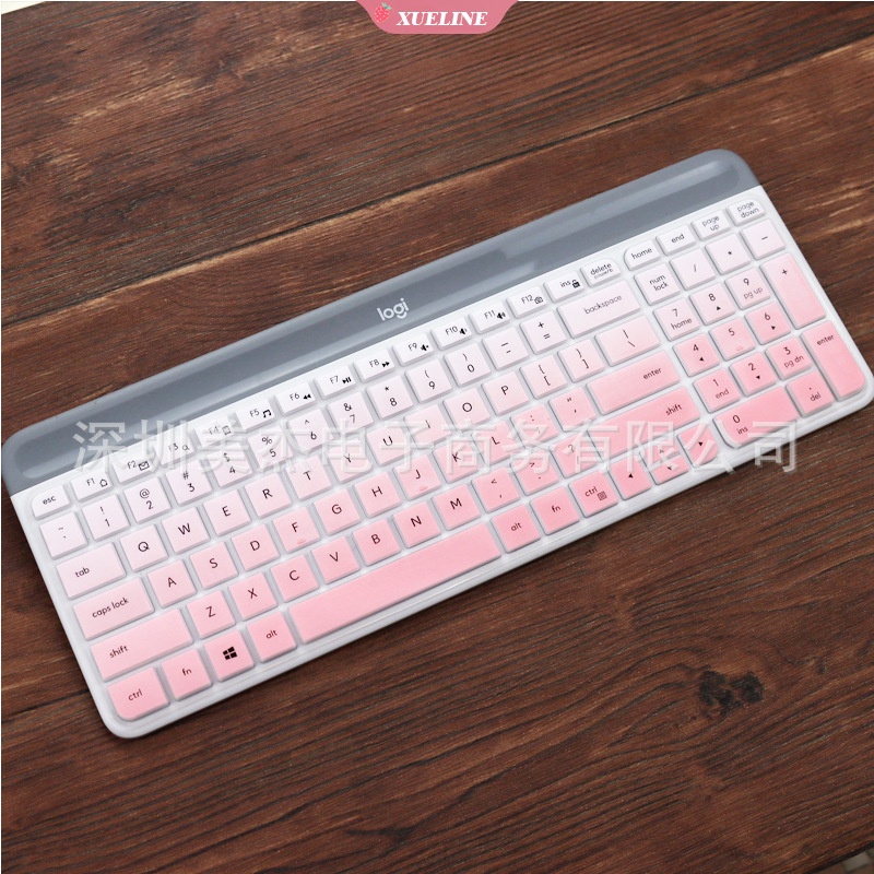 Cover Pelindung keyboard Wireless Logitech MK470 K580 Bahan Silikon Anti Debu MK 470