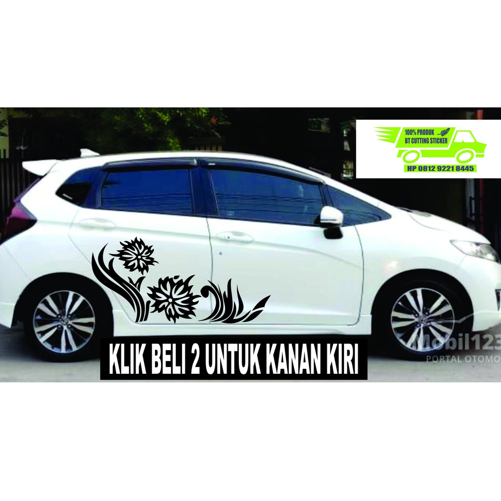 AKSESORIS MOBIL HONDA STICKER MOBIL HONDA JAZZ STICKER BODY HONDA JAZZ MOBIL HONDA BRIO AYLA AGYA