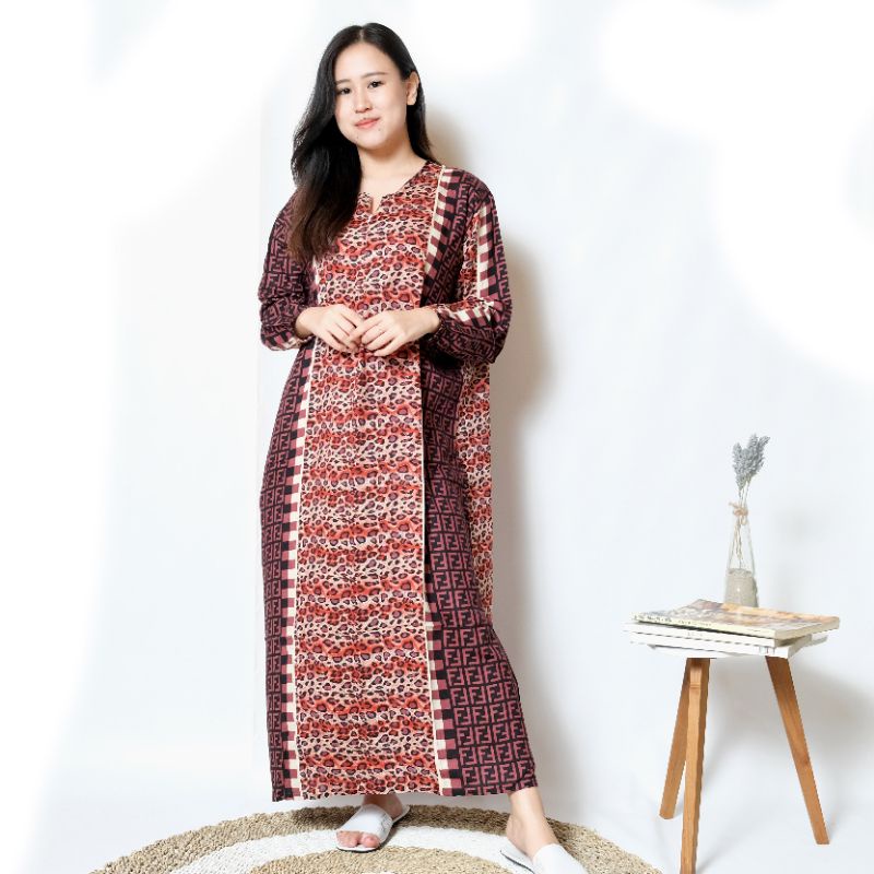 Daster habel busui lengan panjang gamis merk Verell-46